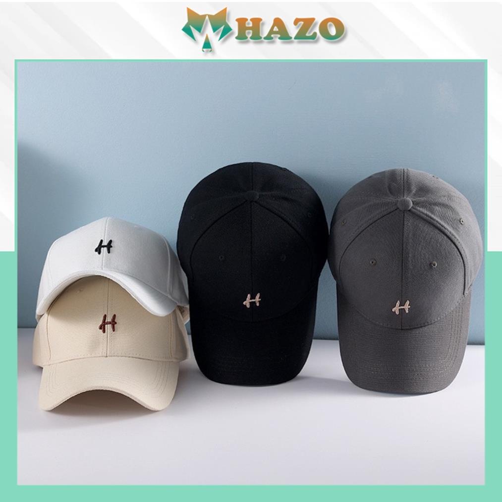 Mũ lưỡi trai Nón kết thêu chữ H Hazo Fashion 378 phong cách Ulzzang form unisex nam nữ 🥇