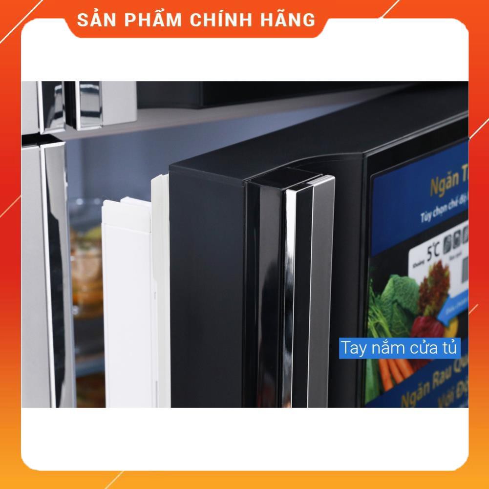 [Mã ELMS5TR giảm 5% đơn 5TR] [ FREE SHIP KHU VỰC HÀ NỘI ] Tủ lạnh Hitachi 4 cánh màu đen đá tự động R-FW690PGV7X(GBK)