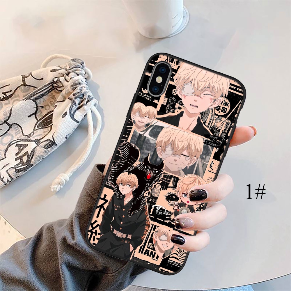 Ốp Điện Thoại Họa Tiết Hoạt Hình Tokyo Revengers Chifuyu Cho Iphone 5 5S 6 6S 7 8 11 Pro Max Plus SE XR LPS111