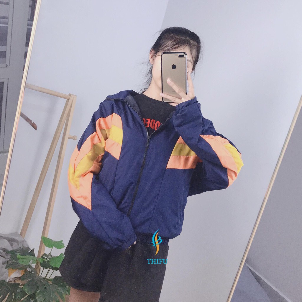 &lt;FREE SHIP&gt; Áo Khoát Dù ngoại 2 Lớp Dày Dặn, Y Hình