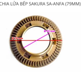 Mâm sen chia lửa bếp ga Sakura SA_ANFA(79mm).