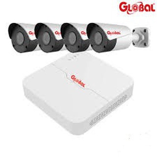 Bộ Camera ip Global 4 kênh + 4 mắt 2.0 cắm là chạy bảo hành 24 tháng