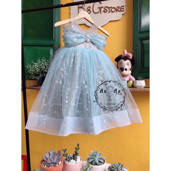 Váy công chúa maxi hàng thiết kế cao cấp cho bé