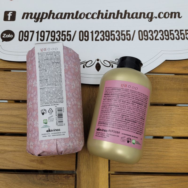 TINH CHẤT TẠO SÓNG XOĂN DAVINES CURL BUILDING 250ML - DƯỠNG VÀ GIỮ NẾP TÓC UỐN