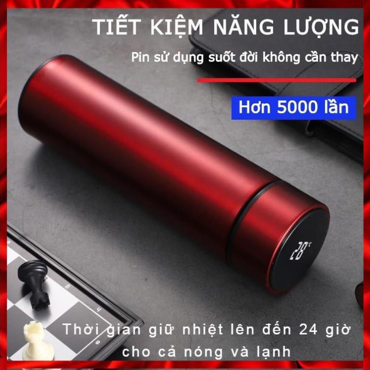 Ly giữ nhiệt inox 304, bình giữ nhiệt cảm ứng hiển thị nhiệt độ 500ml | BigBuy360 - bigbuy360.vn