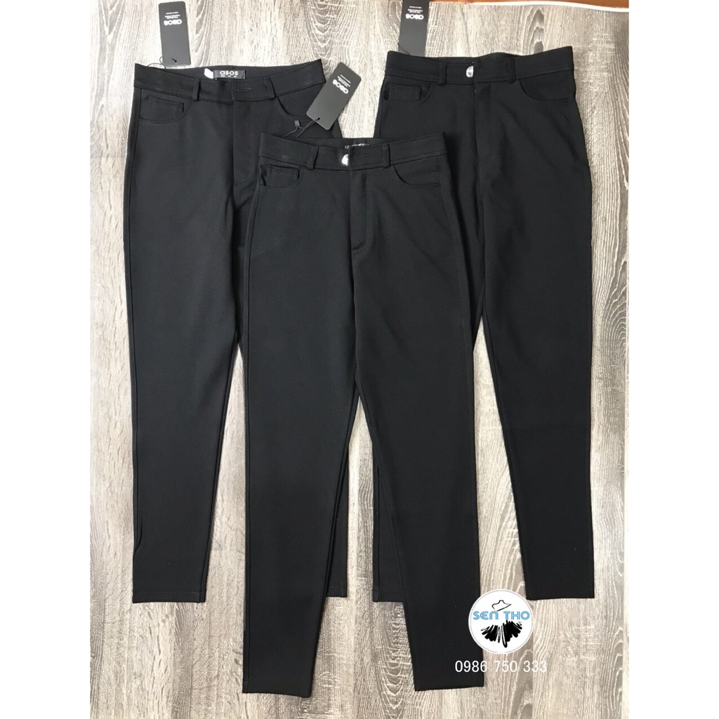 Quần Tregging Nữ Cạp Cao, Màu Đen Chất Vải Umi Hàn Dày Dặn, Siêu Co Giãn,Mặc Tôn Dáng, Chất Đẹp | BigBuy360 - bigbuy360.vn