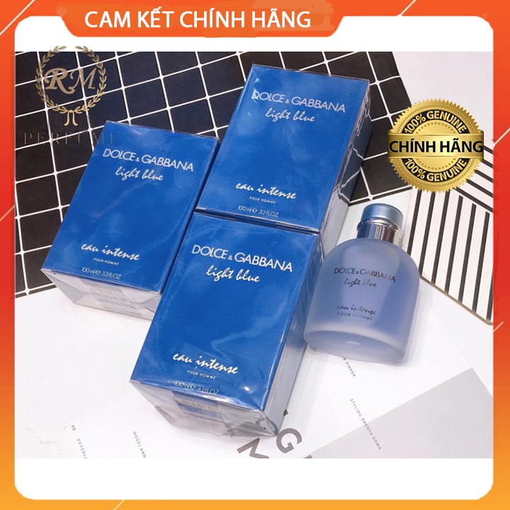 Nước hoa nam cao cấp mini 𝗗$𝗚 𝗟𝗶𝗴𝗵𝘁 𝗕𝗹𝘂𝗲 𝗜𝗻𝘁𝗲𝗻𝘀𝗲 chiết 5ml-10ml-20ml chính hãng - hương thơm tươi mát cho mùa hè | Thế Giới Skin Care
