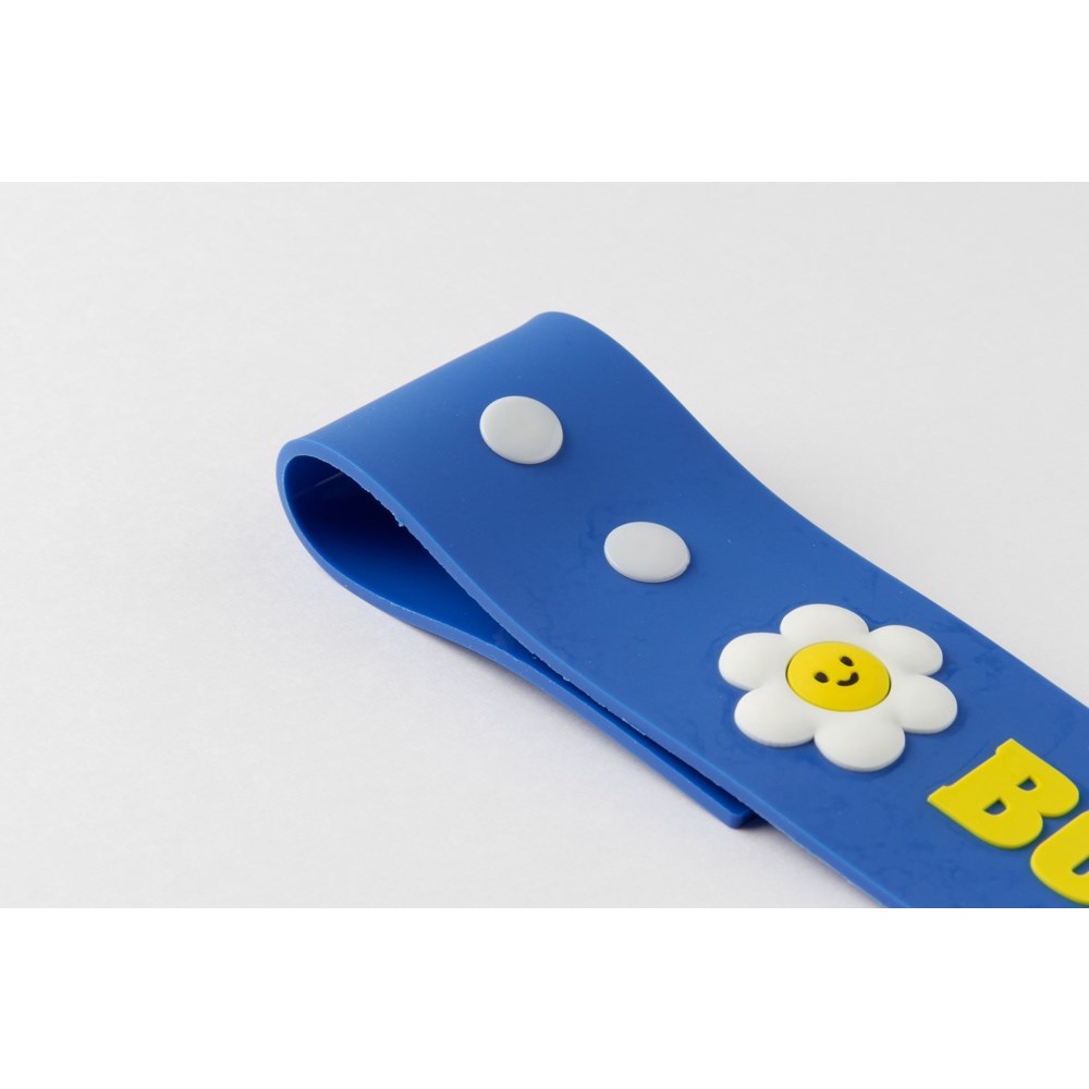 Thẻ Gắn Hành Lý ARTBOX Hàn Quốc Hình Hoa Cúc Silicone Màu Xanh Nổi Bật