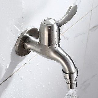 Vòi Hồ Inox 304- Vòi Máy Giặt- Vòi Gắn Tường- Vòi Xả