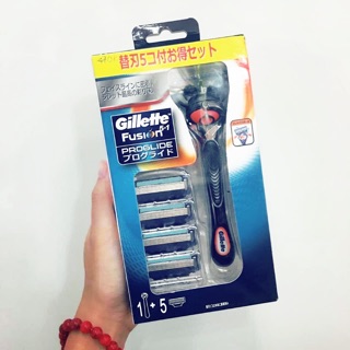 Bộ dao cạo râu gillette fusion 1 cán 5 lưỡi