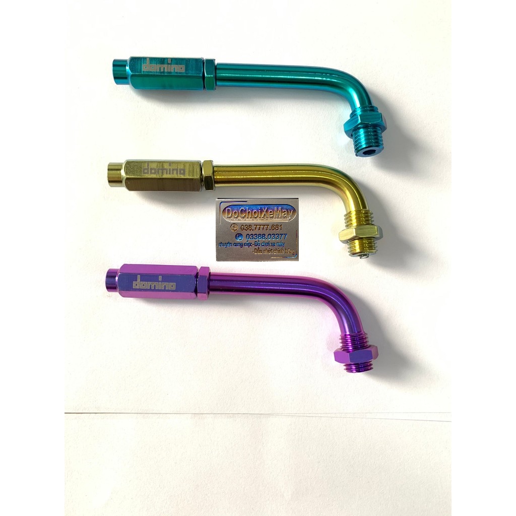 Đầu ống ga Titan Gr5 , Coga Titan gắn cho cùm tăng Domino , Uma , Daytona . DoChoiXeMay