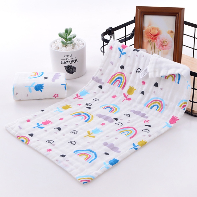 Bộ 6 Khăn Lau Mềm Mại Thấm Hút Tốt Cho Bé