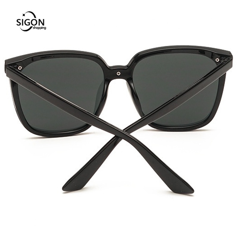 Kính Mát Gọng Vuông Lớn Chống Tia UV Thời Trang