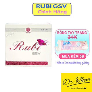 ✅[Chính Hãng] Rubi GSV – Viên Uống Đẹp Da, Sạm Da, Nám Da, Bổ Sung Vitamin, Cho Da Mụn, Trắng Da