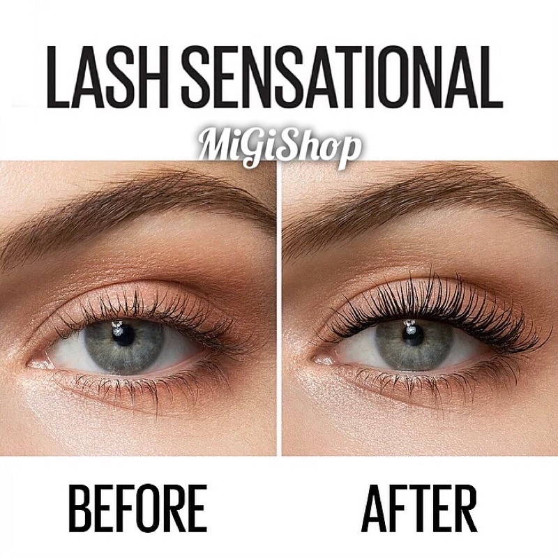 Mascara Làm Dài Và Dày Mi Maybeliine Lash Sensational Full Fan Effect Mascara Waterproof 9ml