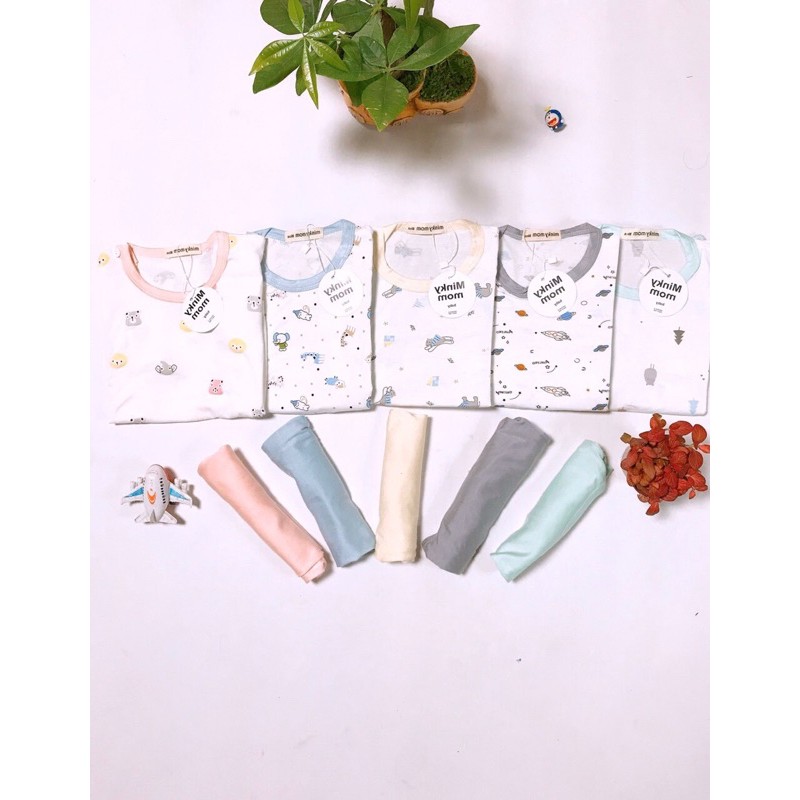 Bộ Quần Áo Cho bé | Túi Zip | minkymom❤Chất thun lạnh | Hàng Hịn mịn mềm  [free ship] Sự Lựa Chọn Hoàn Hảo cho các bé