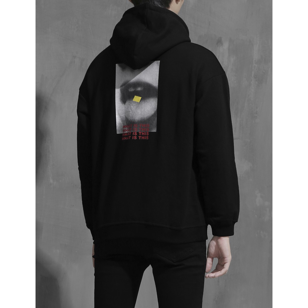 Áo Hoodie What Is This Chất Liệu 100% Cotton Da Cá Form Thoải Mái Unisex
