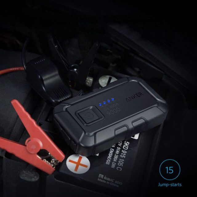 Pin sạc dự phòng kiêm Bộ kích bình ô tô ROAV Jump Starter Pro (by Anker)/Philips