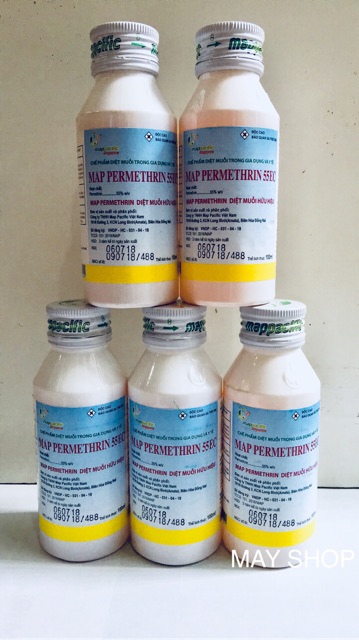 Thuốc diệt muỗi Map Permethrin 50EC (chai 100ml)