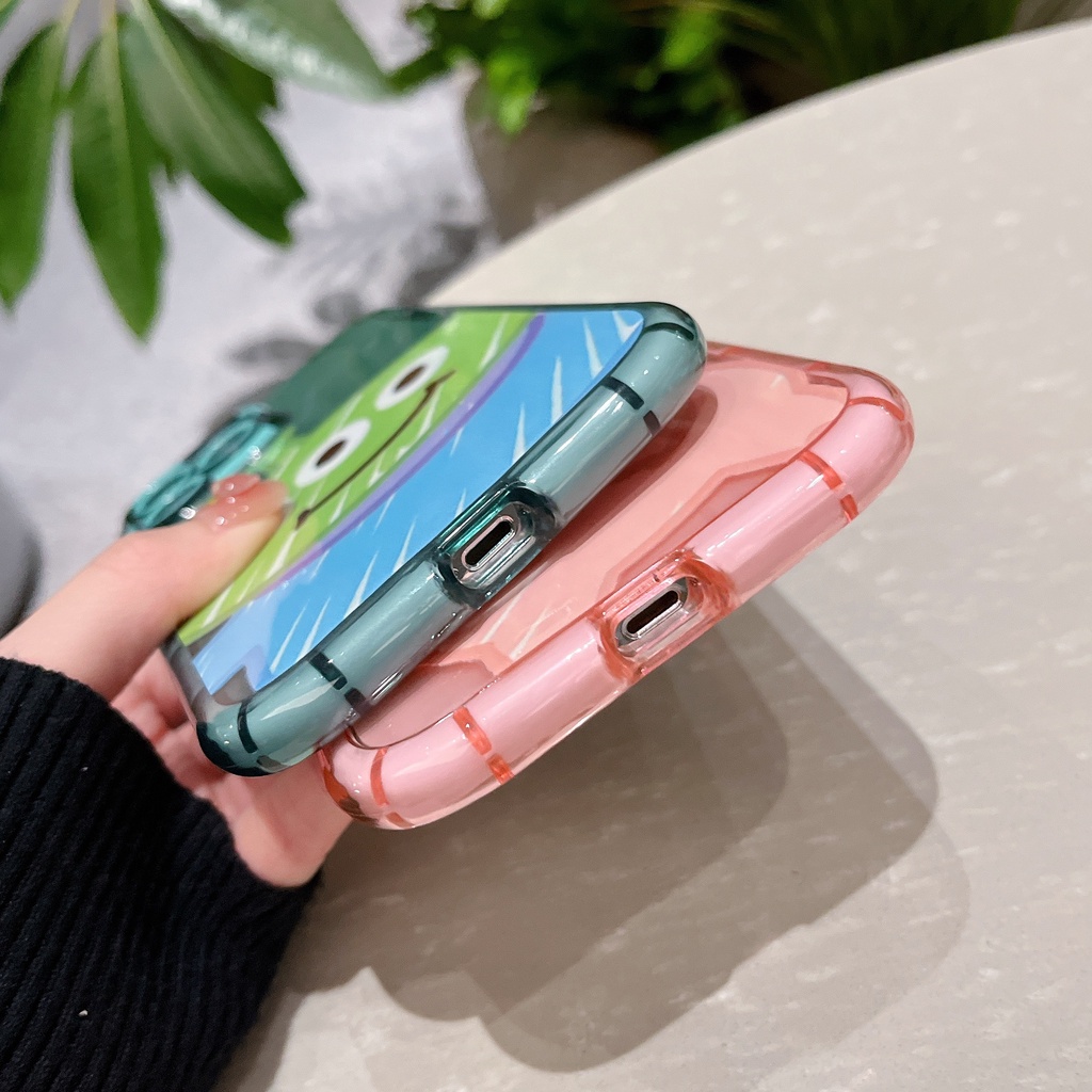 Ốp Điện Thoại Chống Sốc Họa Tiết Heo Và Ngoài Hành Tinh Hoạt Hình Cho iPhone 14 / 13 / 12 / 11 / X
