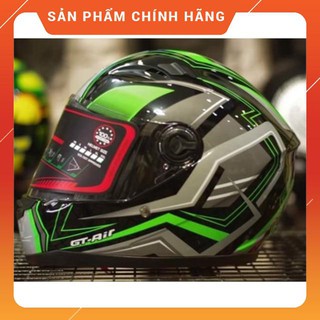 [TRỢ GIÁ]  Mũ bảo hiểm fullface AGU họa tiết GT Air sọc đỏ FREE SHIP ĐỒ PHƯỢT GIÁ RẺ,LOẠI 1,HOT