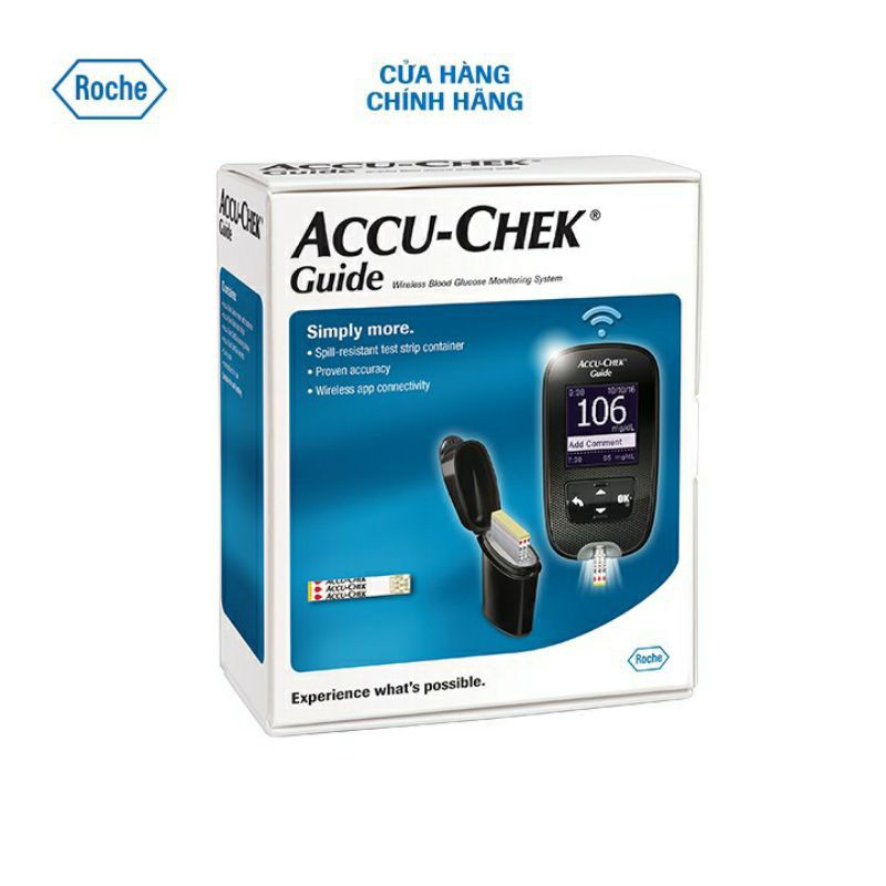 (CHÍNH HÃNG) Máy đo đường huyết Accu-Chek Guide