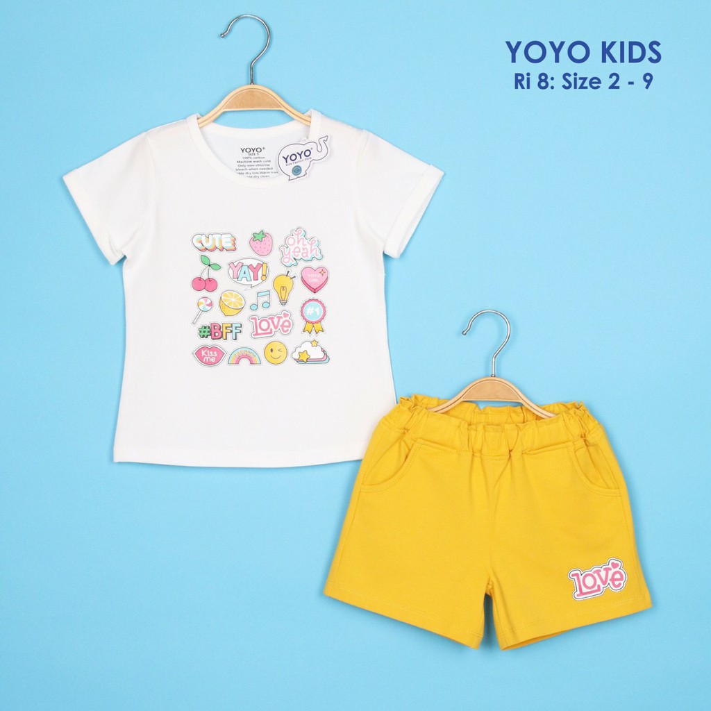 BỘ THUN ĐÙI BÉ GÁI CAO CẤP HIỆU YOYO
