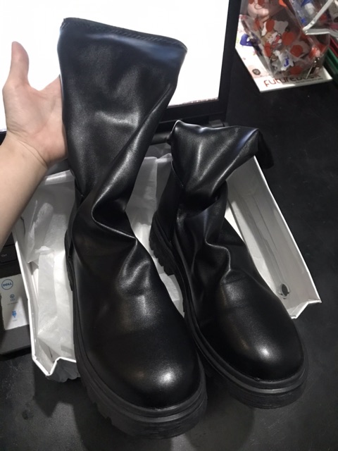 BOOT NHĂN DA MỀM 3 SIZE SIÊU XINH _KÈM ẢNH THẬT.