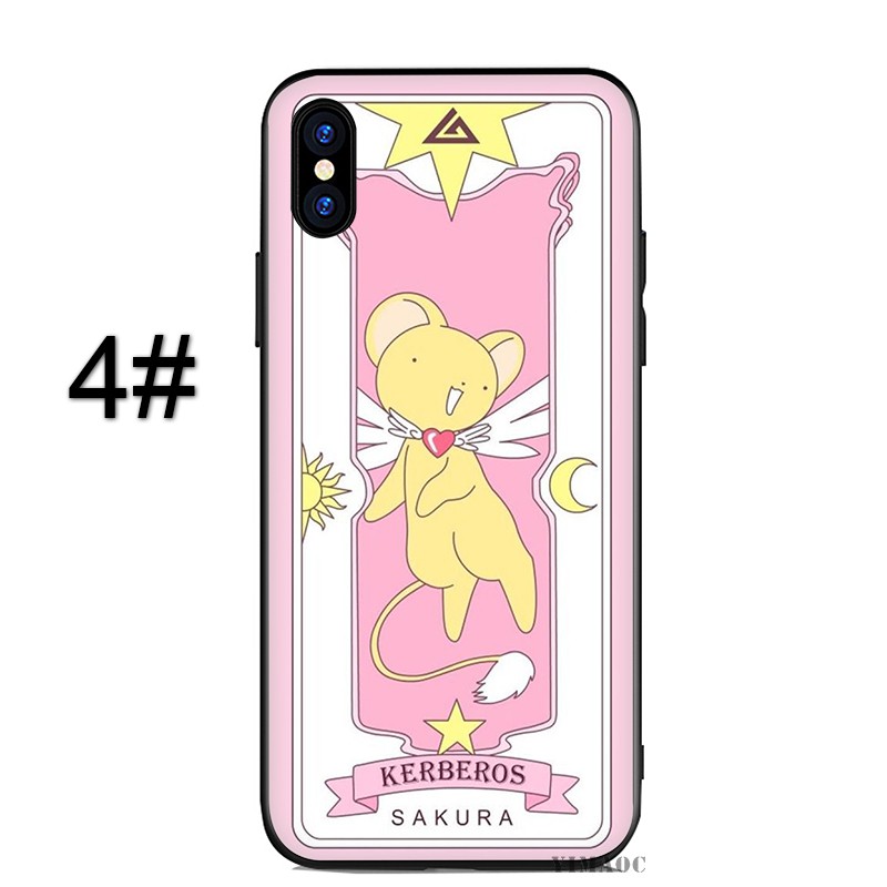 Ốp điện thoại mềm in hình thủ lĩnh thẻ bài Sakura LUA18 cho iPhone XR X Xs Max 7 8 6s 6 Plus 7+ 8+ 5 5s SE 2020