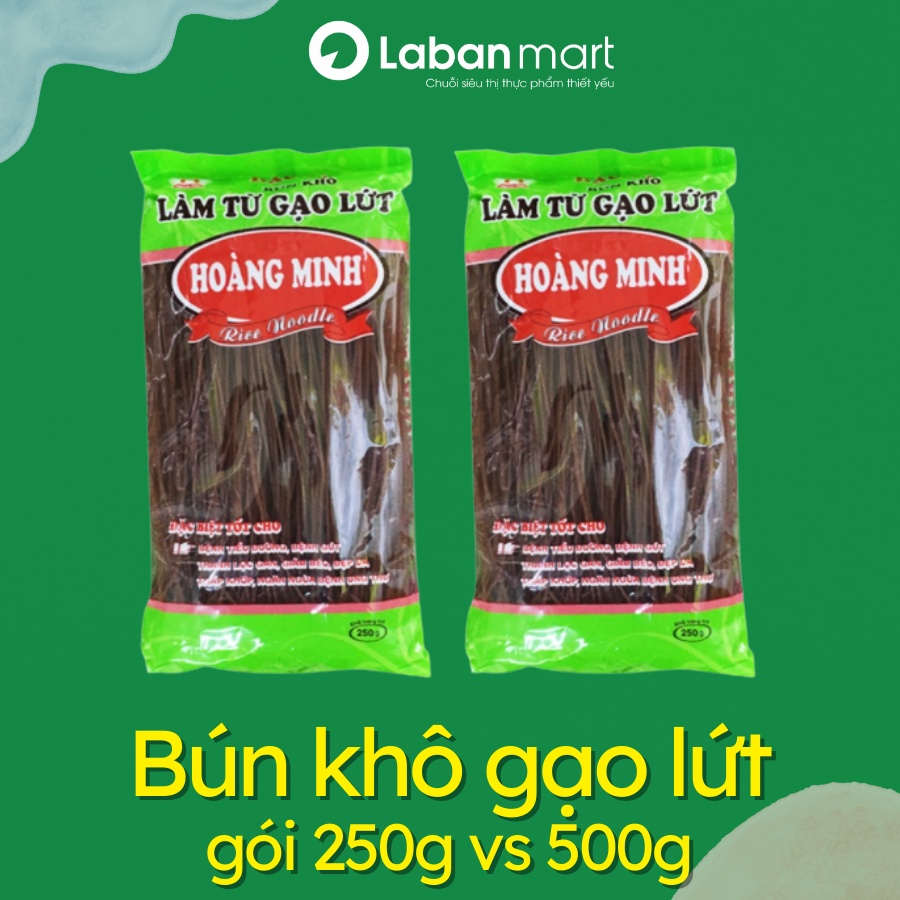 Bún khô gạo lứt Hoàng Minh - Chất lượng, dinh dưỡng, ngon