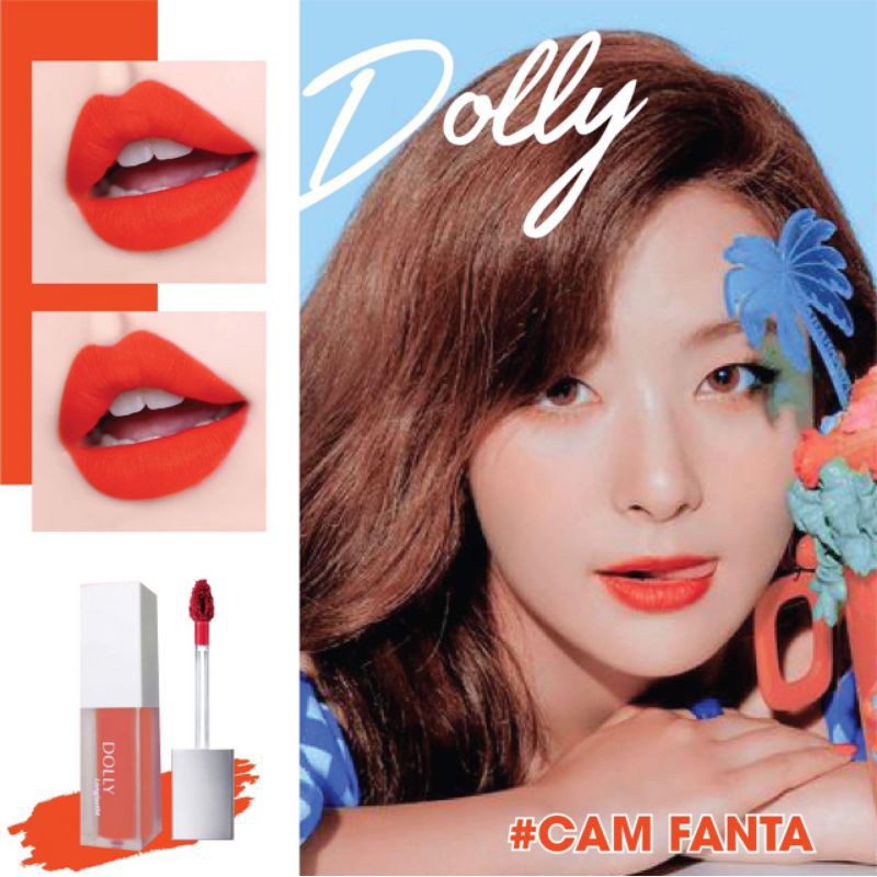 [ Cam Fanta ] màu son cá tính Son hữu cơ Dolly 100% không chì | BigBuy360 - bigbuy360.vn