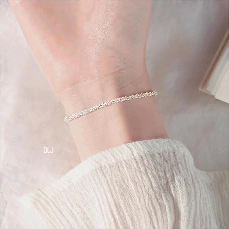 MOON SILVER - LẮC TAY NỮ BẠC DÂY TRƠN