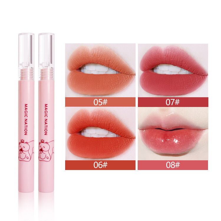 [Hàng mới về] Son Môi Dạng Lỏng Dưỡng Ẩm Màu Mềm Mịn Thời Trang | BigBuy360 - bigbuy360.vn