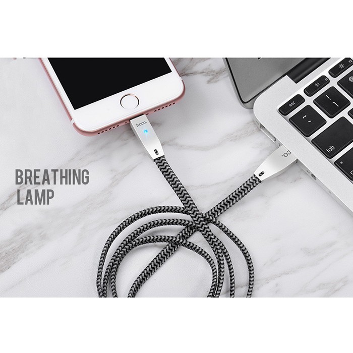 Cáp Sạc Hoco U11 tự ngắt (1M2) - Cáp IPhone