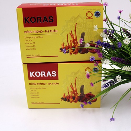 Koras Đông Trùng Hạ Thảo - Hỗ trợ tăng cường tiêu hóa và giúp ăn ngon miệng (60 viên)