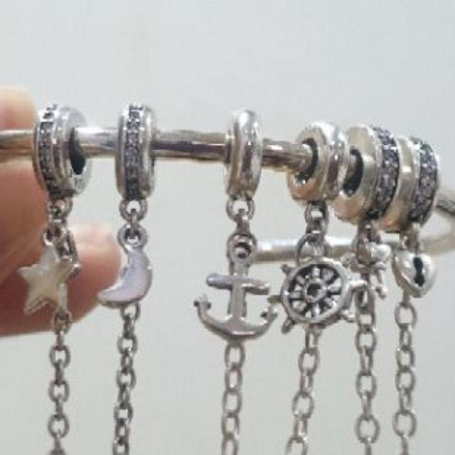 Charm xích bạc 925 nhiều mẫu