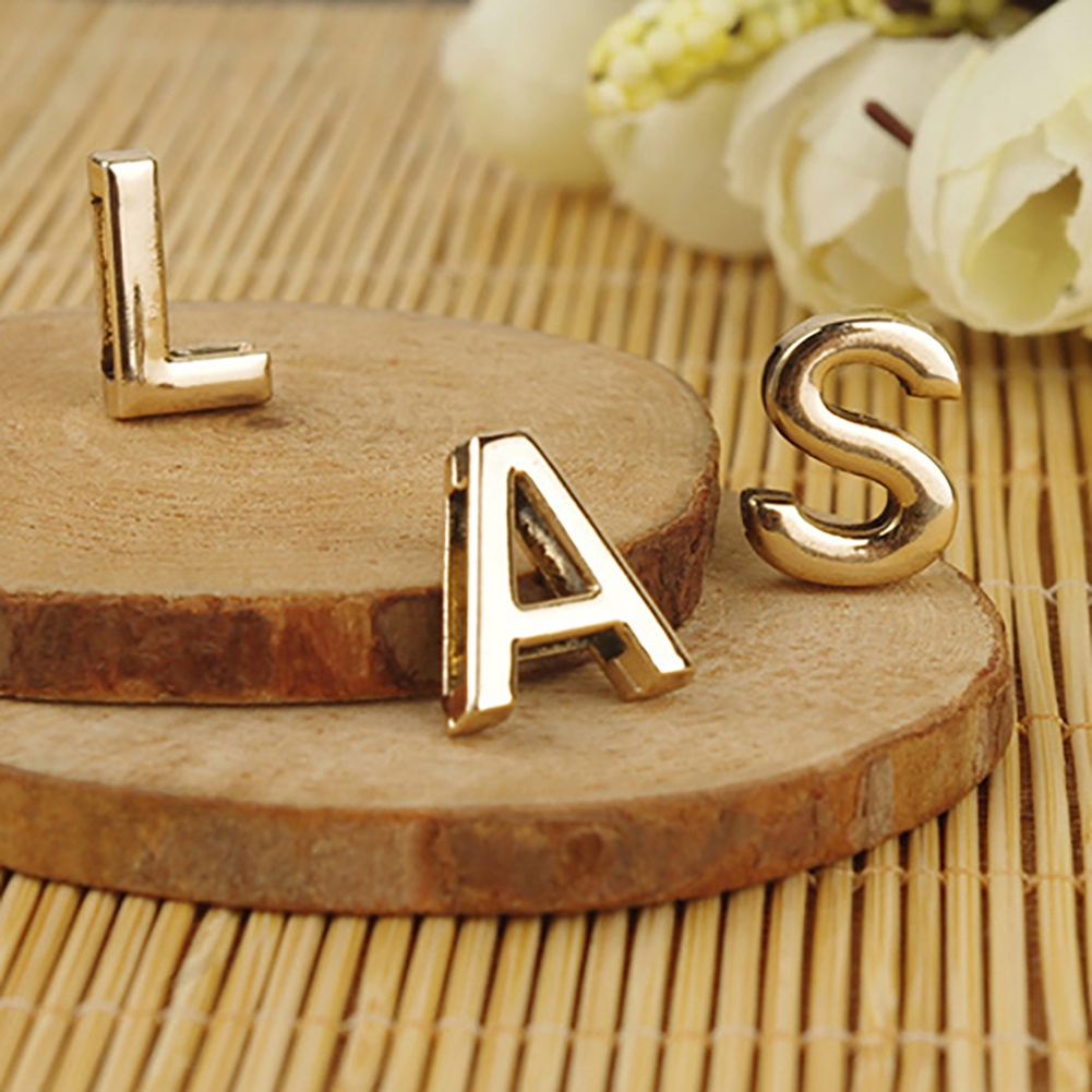 Dây chuyền hợp kim phối mặt hình chữ cái DIY cá tính