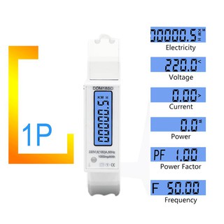 Đồng Hồ Đo Điện Một Pha rs485 modbus-rtu 5 (100a)