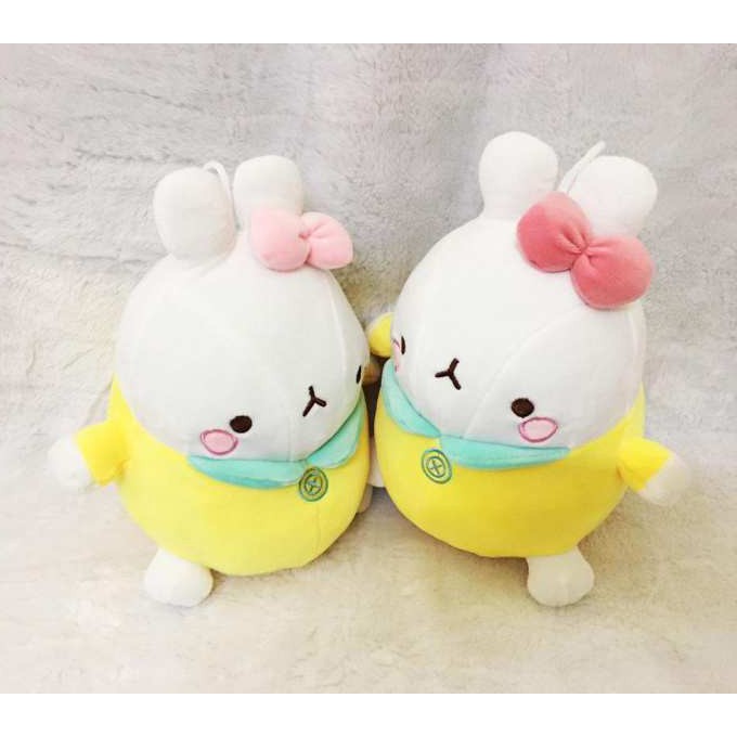 GẤU BÔNG THỎ MOLANG DỄ THƯƠNG ĐÁNG YÊU  VẢI MINISO MỀM MỊN, HÀNG LOẠI 1 CAO CẤP