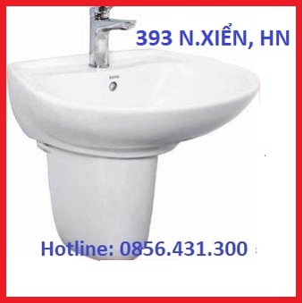 CHẬU LAVABO TOTO LT300C/LHT300CR TREO TƯỜNG, CHẬU RỬA MẶT TOTO CHÂN LỬNG.
