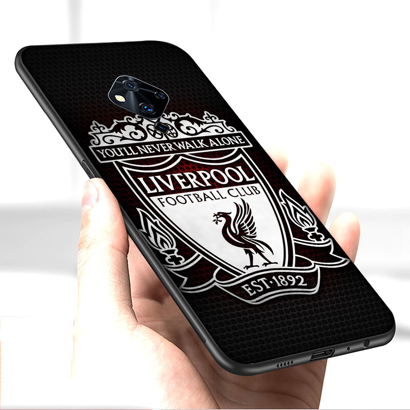 iPhone XR X XS Max 7 8 6 6s Plus + 6Plus 7Plus 8Plus Casing Logo Liverpool Wallpaper Soft Silicone Phone Case