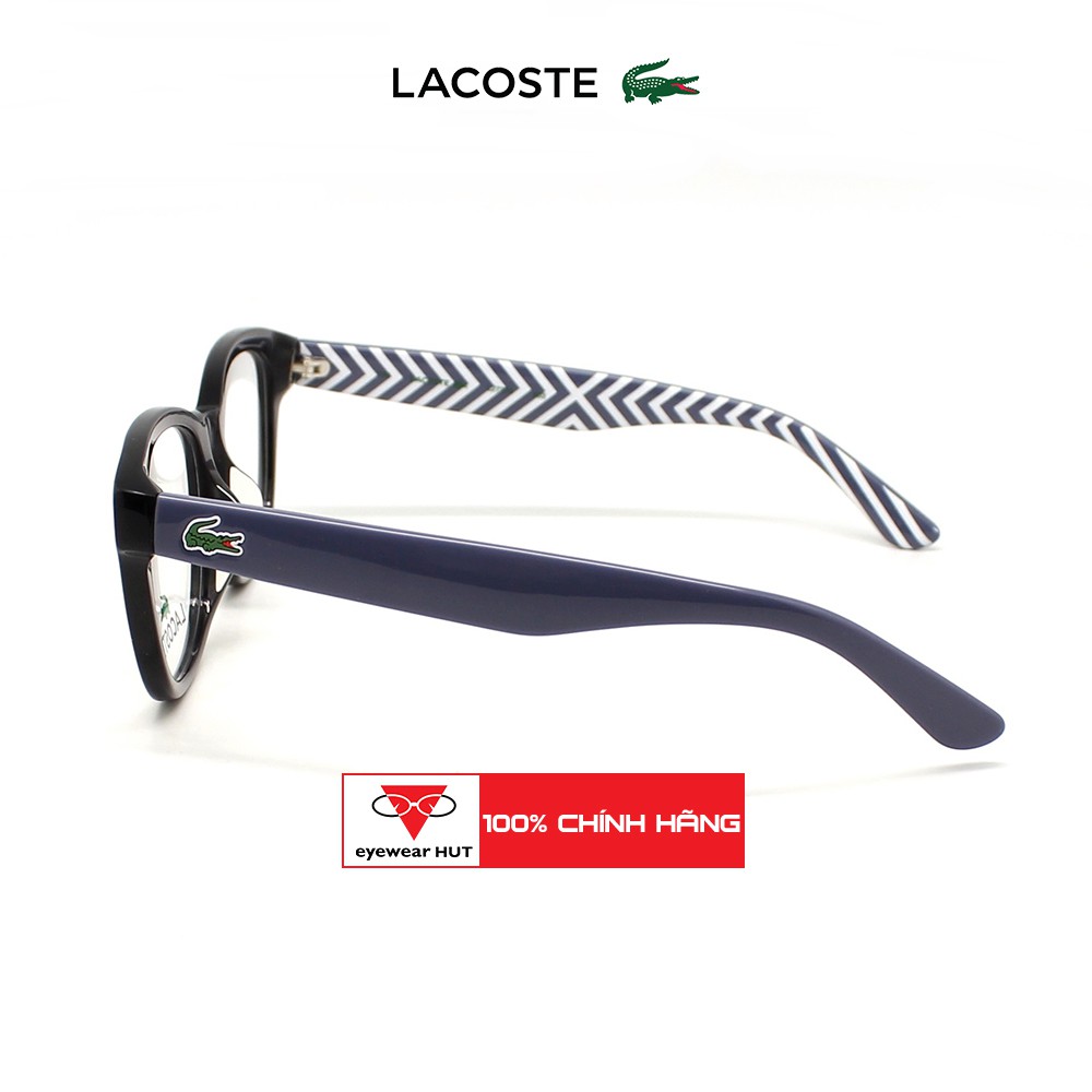 [Mã FARSBRT52 giảm 20% đơn từ 249K] Gọng Kính Tròn Unisex Nhựa Acetate Thời Trang Chính Hãng LACOSTE - L2727A