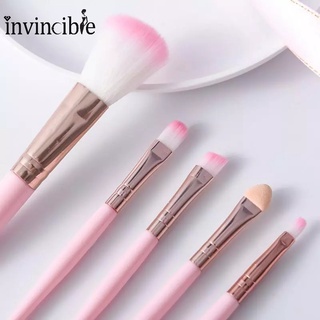 5 Pieces Women Girl Professional Makeup Brushes/ Eyeshadow Eyeliner Foundation Eyebrow Lip Highlighter Cosmetic Brush