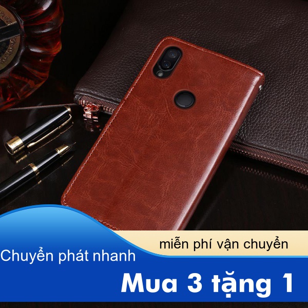 Ốp điện thoại dáng gập bằng da cho OPPO A59 A71 A72 A73 A77 A83 A91 A92 A93 2017 2018 2020 4G 5G