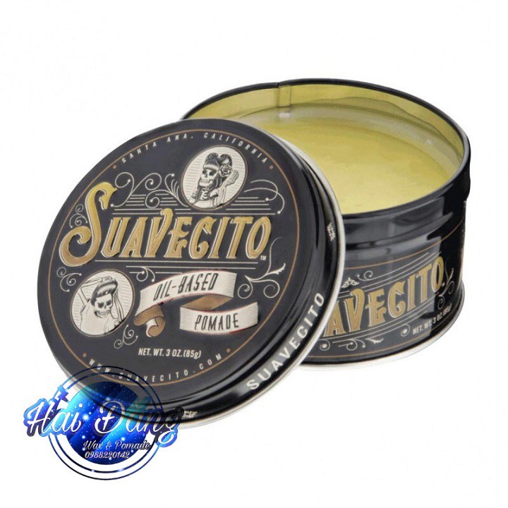 [Hàng Nhập Khẩu] Sáp vuốt tóc SUAVECITO OIL BASED Pomade - 100g - Chính hãng USA