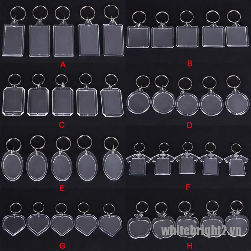 Set 5 Khung Ảnh Trong Suốt Tiện Lợi Dễ Sử Dụng