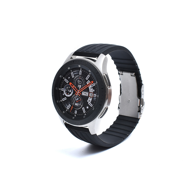 Dây Đeo Tay Bằng Silicone 18mm 20mm 22mm 24mm Chuyên Dụng Cho Đồng Hồ Samsung Gear S3 Galaxy Watch 46mm