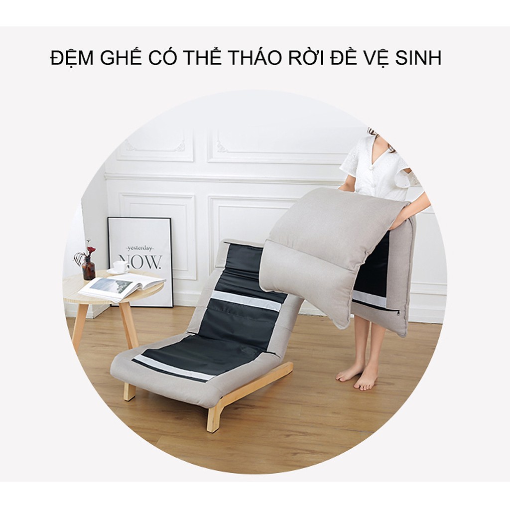 GHẾ SOFA THƯ GIÃN - SOFA LƯỜI TỰA LƯNG GẤP PHONG CÁCH BẮC ÂU