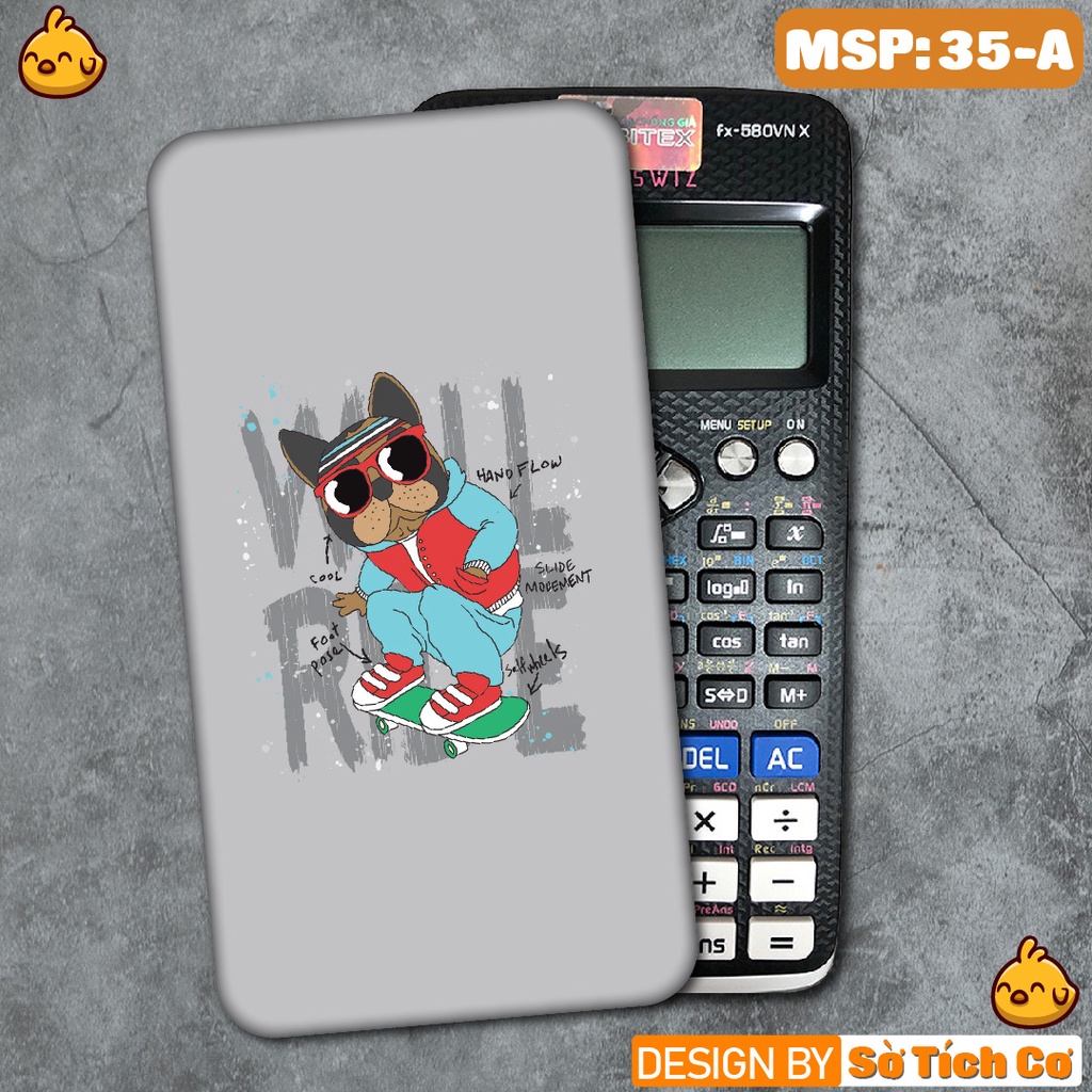 Miếng decal dán máy tính fx-570, fx-580, fx-880, Casio, Vinacal,... Cute Funny 2 MSP: 35