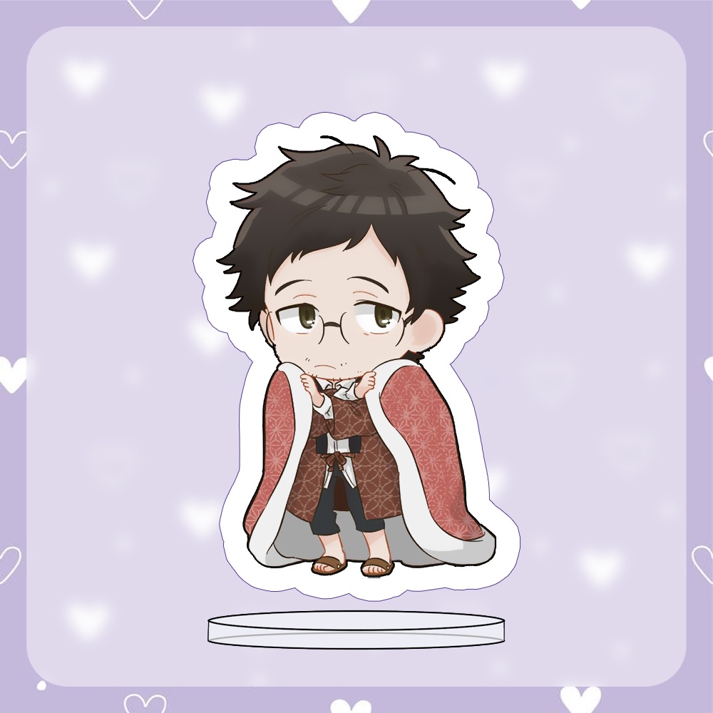 ( MINI ) Mô hình Standee BUNGOU STRAY DOGS Văn Hào Lưu Lạc anime chibi mica trưng bày